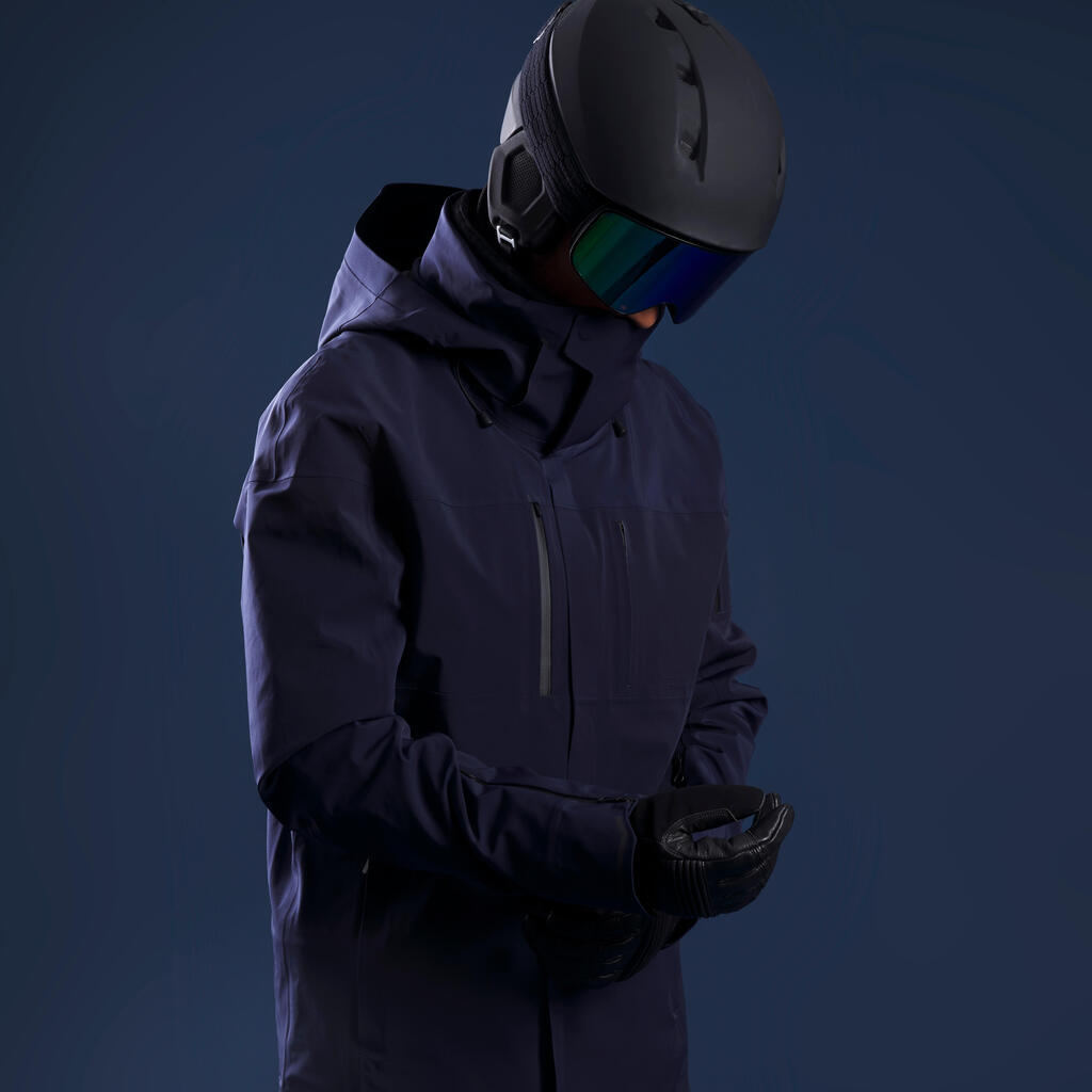 900 Men’s ventilated ski jacket for freedom of movement - navy blue